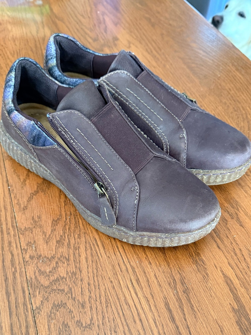 Clarks Collection Caroline Cove Dark Brown Slip-On Shoes